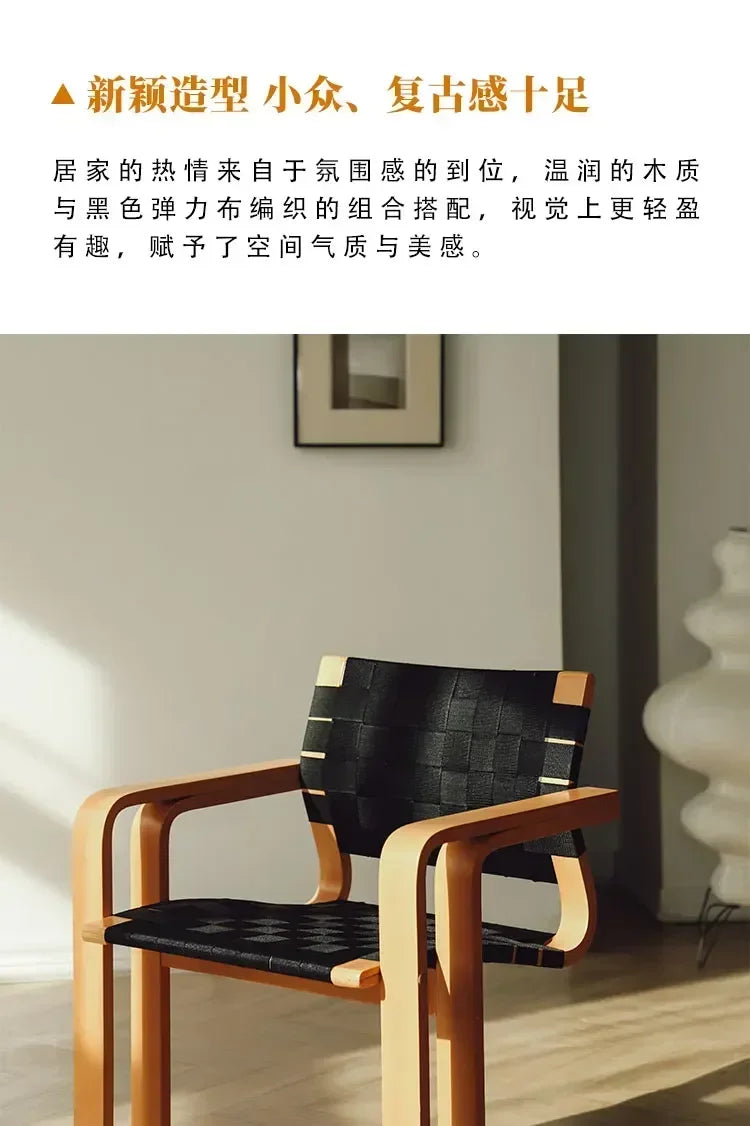 Leisure Chair Home Designer Armrest Dining Chair with Backrest Simple Office Desk Chair