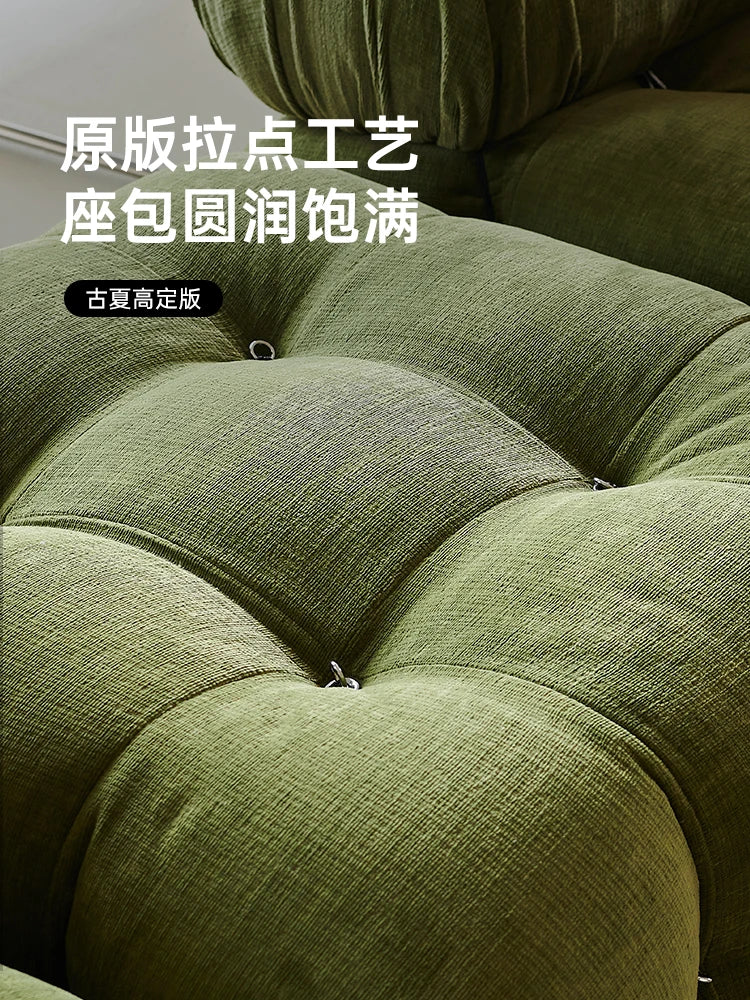 Modern Modular Fabric Sectional Sofa for Small Living Rooms