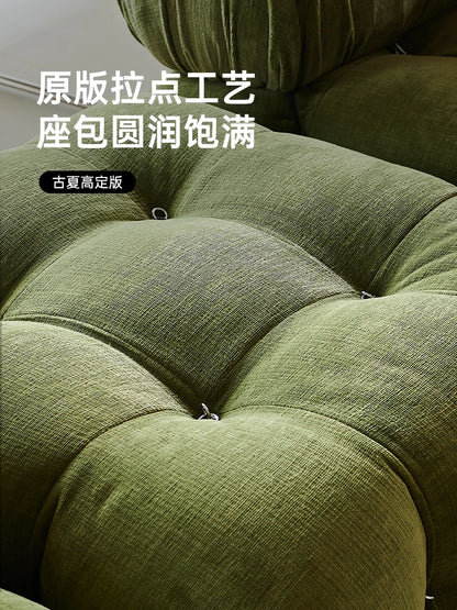 Modern Modular Fabric Sectional Sofa for Small Living Rooms