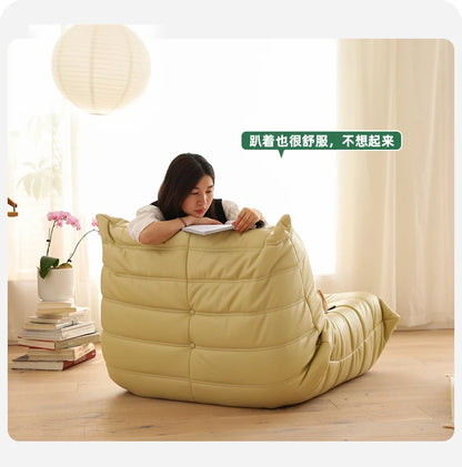 Lazy sofa single leisure chair modern simple technology leather ins