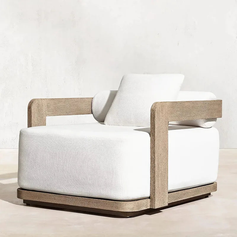New Design Morden Outdoor Patio Furniture Sofa Set All Weather Waterproof Fabric Aluminum Sofa
