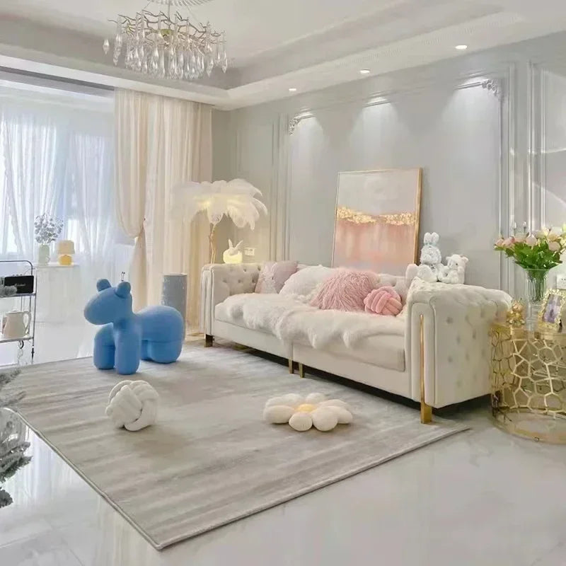 Simple Modern Soft Sofa Chair Living Room Fancy Designer Lounge Sofa House Loveseat Woonkamer Banken Apartment Furniture sofá