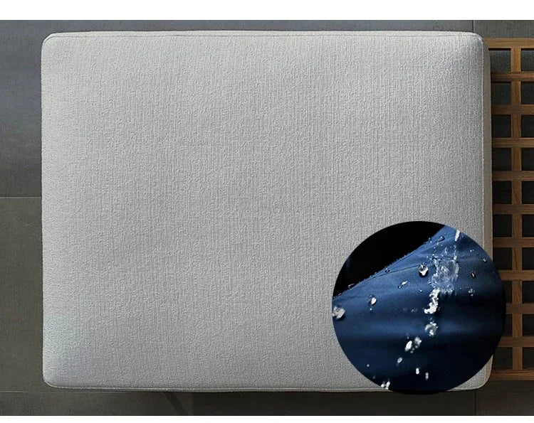 Solid Wood Rattan Sofa Home Leisure Patio Furniture B&B Villa Nordic Sofa Chair Combination Luxury Outdoor Garden Furniture Sets