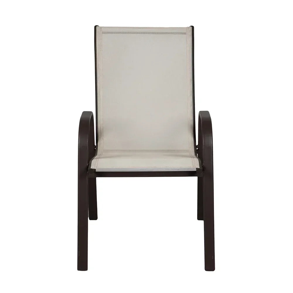 Hot Sell Cheap Steel Frame Bistro Chair Mesh Garden Chair Outdoor Patio Chairs