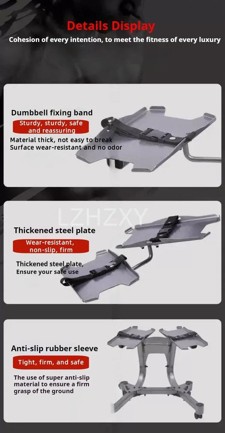 Adjustable dumbbell-specific movable stand home fitness equipment Large Fitness Equipment Integrated Sports and Entertainment