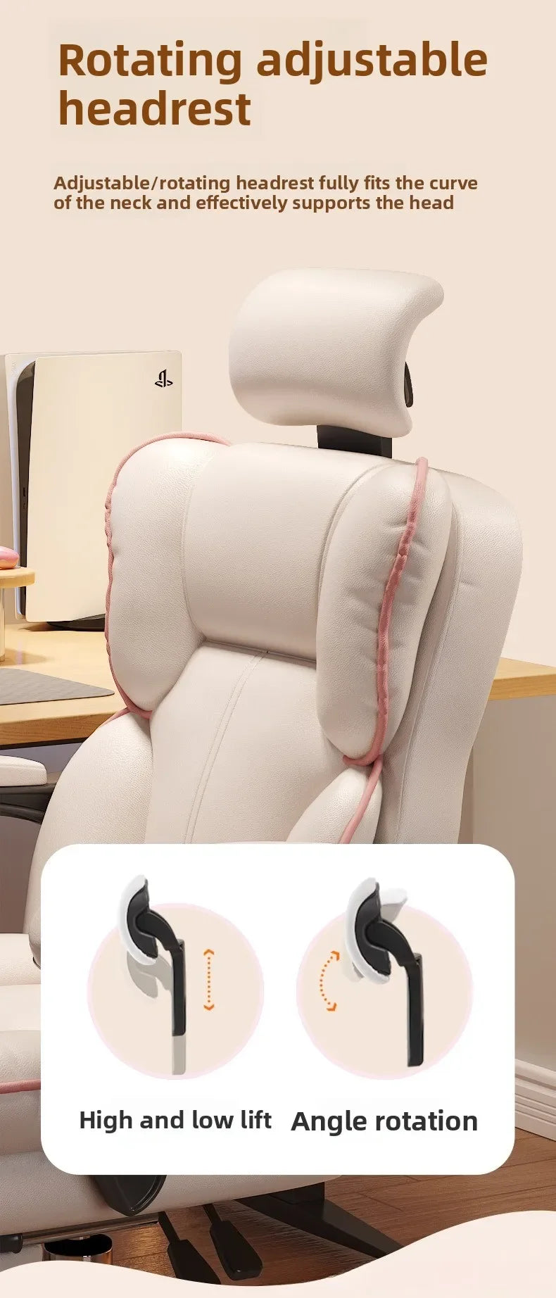 Home Comfort E-sports Chair Sedentary Study Computer Chair Office Sofa Seat Live Streaming Host Live Stream Swivel Chair