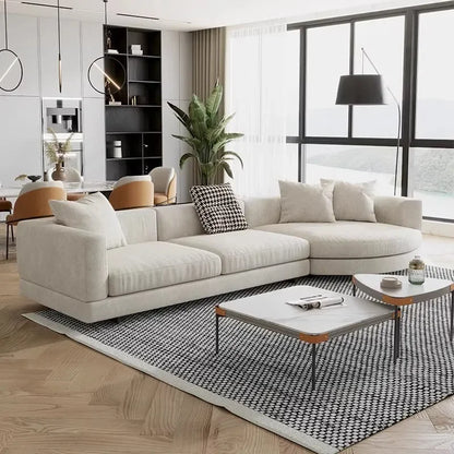 Italian Minimalist Sofa Modern Light Luxury Living Room Sofas Comfortable Girl Unusual Aesthetics Sillon Cama Home Furniture