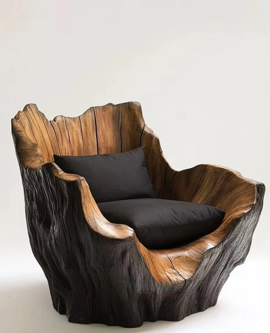 Modern Wood Leisure Chair Unique New Design For Home Apartment Office Or Hotel For Living Room Salon Or Villa