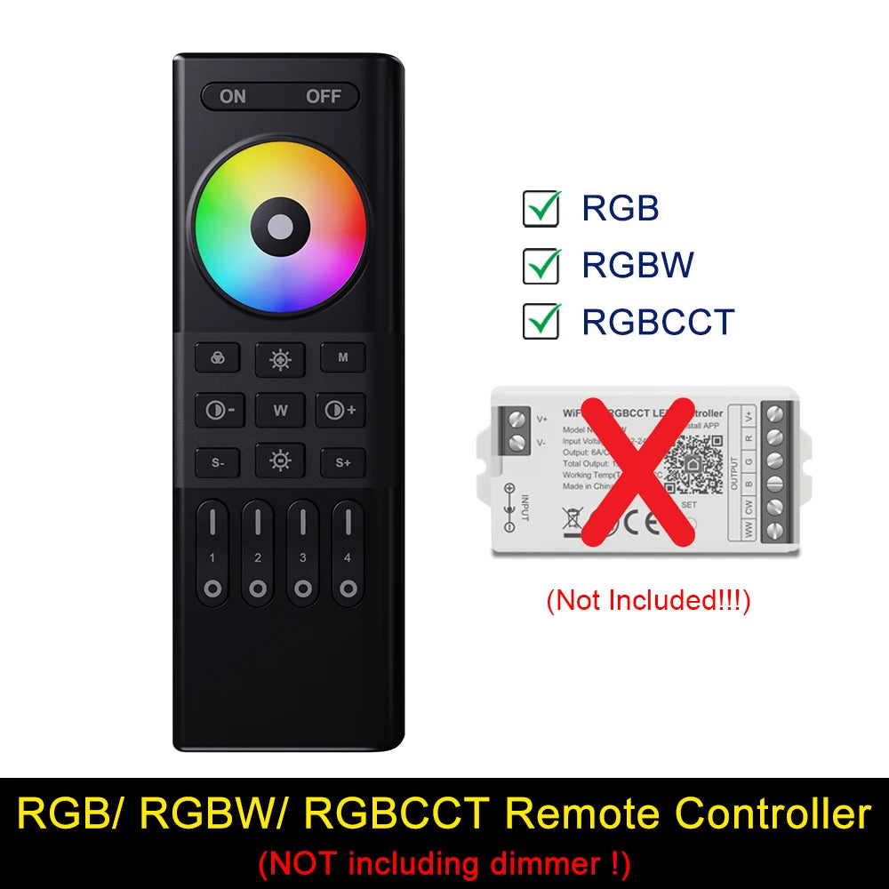 Smart LED Dimmer Tuya Wifi Zigbee DIM CCT RGB RGBW RGBCCT PWM LED Controller Support Alexa Google Home Voice Control