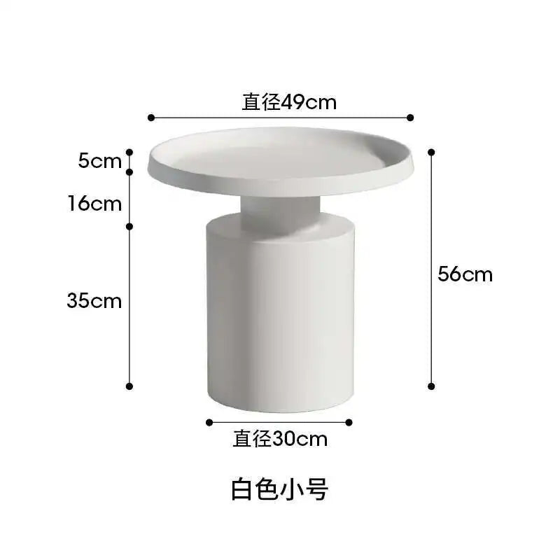 Set Round Table Nordic Center Modern Folding Metal Coffee Tables Storage Mesas Furniture GPF40XP