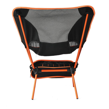 Lightweight Folding Camping Chair,Portable Aluminum Alloy Outdoor Chair with Lazy Backrest,Foldable Design for Fishing,Hiking