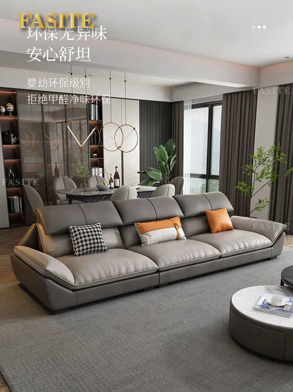 Nordic leave-in light luxury technology cloth sofa modern simple living room fabric latex minimalist sofa