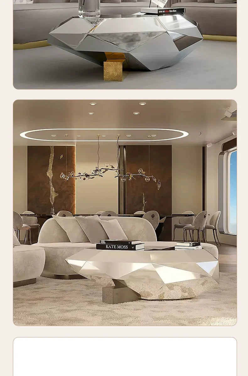 Modern Luxury Coffee Table Nordic Small Designer Books Industrial Coffee Table Clear Simple Cheap Metal Meubles Home Furniture