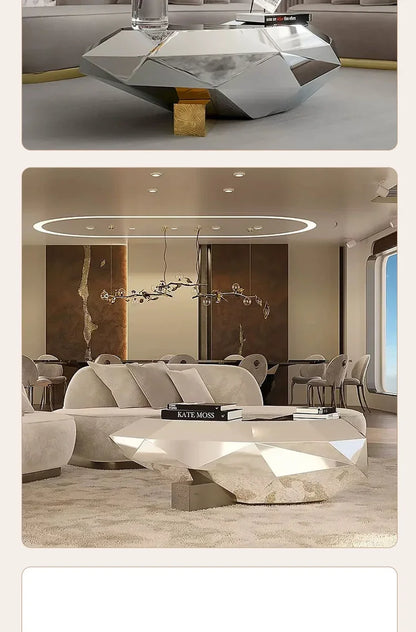 Modern Luxury Coffee Table Nordic Small Designer Books Industrial Coffee Table Clear Simple Cheap Metal Meubles Home Furniture