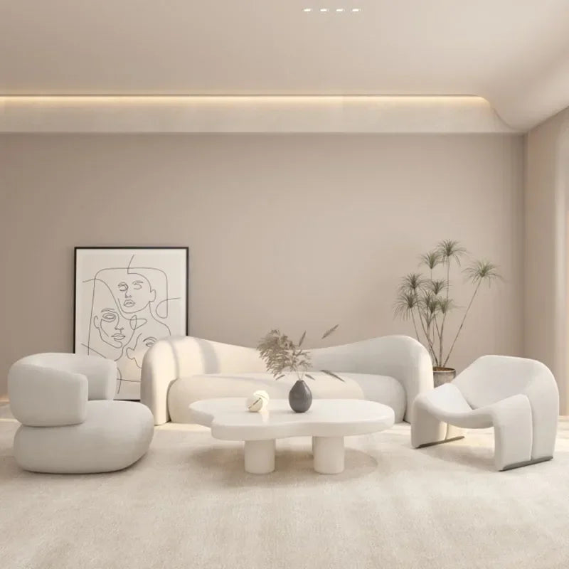 Modern Living Room Sofas Cloud Inflavel Floor Couch Individual Elegantes European Design Divani Da Soggiorno Home Furniture