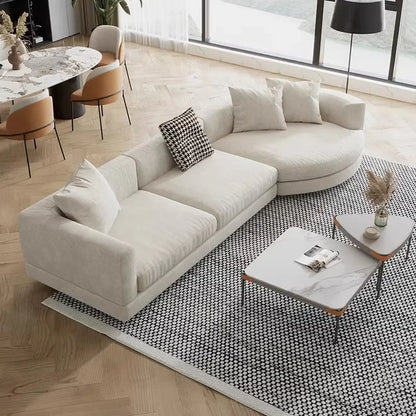 Italian Minimalist Sofa Modern Light Luxury Living Room Sofas Comfortable Girl Unusual Aesthetics Sillon Cama Home Furniture