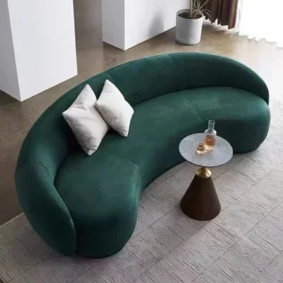 Luxury Living Room Sofas Minimalist Curved Nordic Luxury Lazy Sofa Aesthetic Double Sillas Para Sala De Estar Home Furniture