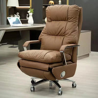 High-end Electric Leather Office Chair with Massage Function Luxury Multifunctional Large Class Computer Chair  Chair gamer