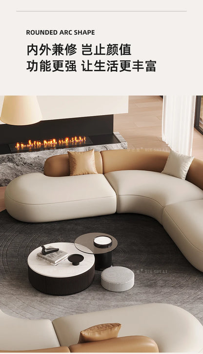 Hotel Curved Sofa Designer Leisure High Quality Hallway Aesthetics Modern Balcony Sofas Leisure Gaming Muebles Home Furniture