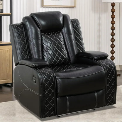 Nordic Power Recliner Sofa Sectional Couches with LED Light for Living Room