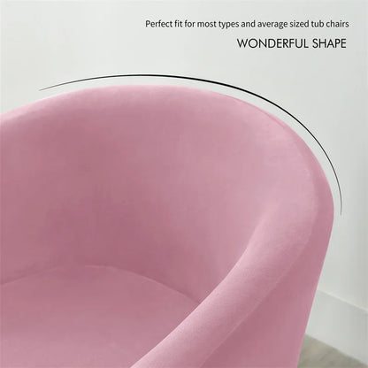 Elastic Velvet Bath Tub Armchair Covers Stretch Single Couch Cover Club Sofa Slipcover Home Hotel Bar Counter Accent Chair Cover