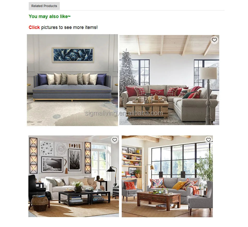 Sofa Sets Living Room Furniture Modular U-sofa Sectional for Sale