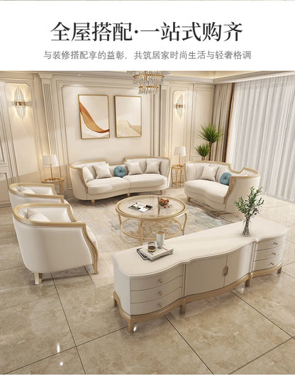 Designer American Luxury Sofa Sectional 2 Seater Modern Loveseat Sofa 3 Piece Divano Soggiorno Living Room Sectional Furniture