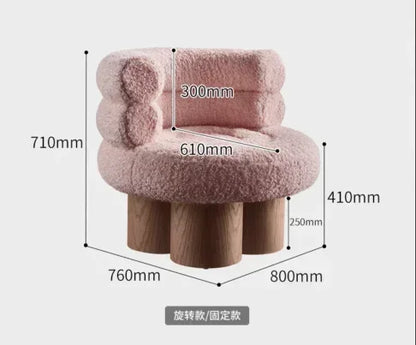 XX  Pebble Sofa Large Flat Layer Love Special-shaped Green Fabric Module Combination Arc