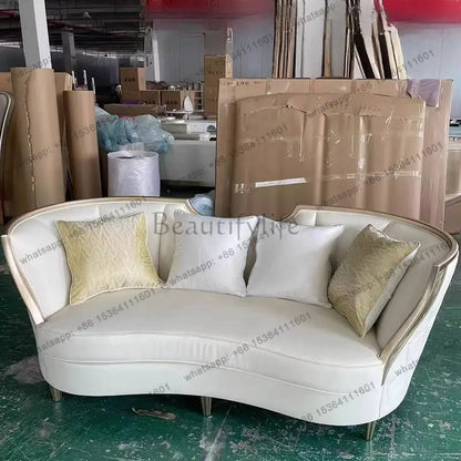 LJY Memory Italian Living Room Sofas Designer Gold Luxury Floor Sofa Living Room Bean Corner Banken Woonkamer Furniture For Home