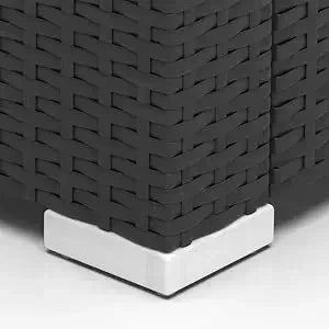 PatioLix 8 Piece Patio Furniture with 44"Propane Gas Fire Pit Table. Outdoor Sectional Conversation Set Wicker Rattan Sofa