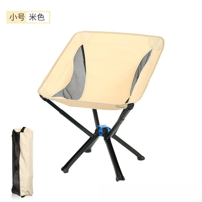 Outdoor Portable Quick Open CLIQ Chair Lightweight Folding Aluminum Fishing Backpacking Beach Camping Chair