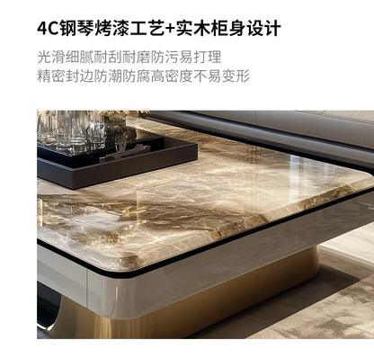 Design Simple Coffee Table Clear Italian Hardcover Floor Coffee Table Glam Unique Wohnzimmer Tisch Home Furniture Accessories
