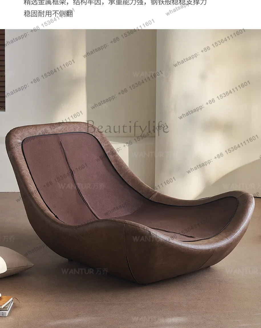 minimalist light luxury Nordic sofa chair simple leisure lazy sofa chair
