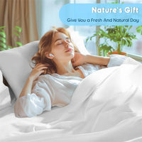 Premium 4/6pcs Egyptian Cotton Bed Sheet Set Soft Long Staple Cotton Bedding Set Luxury Silky Fitted Sheet Flat Sheet Pillowcase