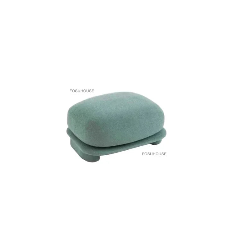 Italian Fabric Living Room Sofas Home Corner Creative Recliner Back Sofa Designer Pebble Sofa Bed Nordic Living Room Furniture L