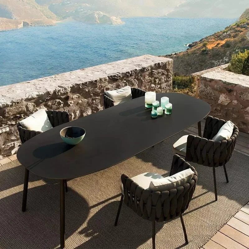 Outdoor Sofa Courtyard Outdoor Garden Terrace Balcony casual Sofa Rattan Woven Rattan Chair Furniture Combination
