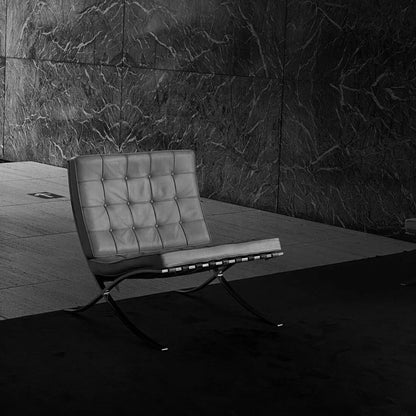 Barcelona Single Sofa Designer Lazy Sofa High-end Italian Living Room Sofa Chair Nordic Light Luxury Leisure Chair