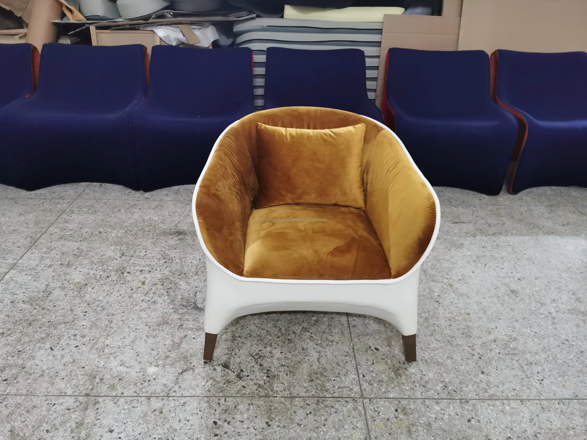 Nordic Luxury Design Solid Walnut Wood Reception Chair Simple Home Hospitality Club Furniture Living Room Hotel Net Red Leisure