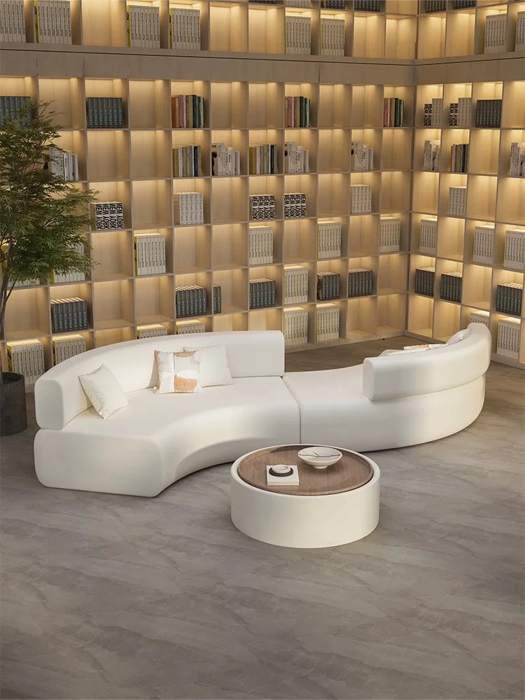 Nordic Cloud Living Room Sofas Minimalist Modern Luxury Outdoor Sofas Designer Relaxing Balcony Wood Divano Library Furniture