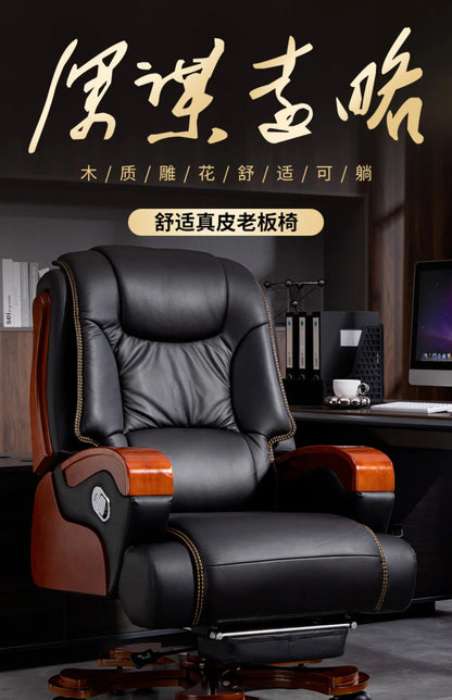 Nordic Swivel Office Chair Massage Footrest Lift High Quality Comfortable Armchair Aesthetic Design Silla Escritorio Furniture