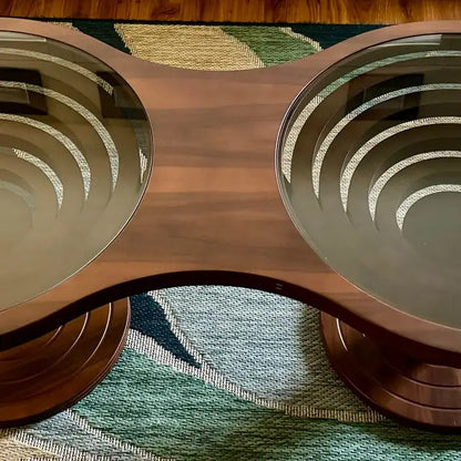 Nordic Simple Solid Wood Coffee Tables Modern Living Room Furniture Round Coffee Table Designer Special-shaped Office Side Table