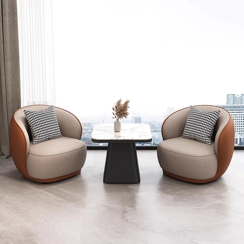 Negotiation table and chair combination lounge area light luxury modern lounge area reception table negotiation table sales