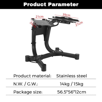 High Quality Portable and Foldable Save Space Adjustable Dumbbell Stand
