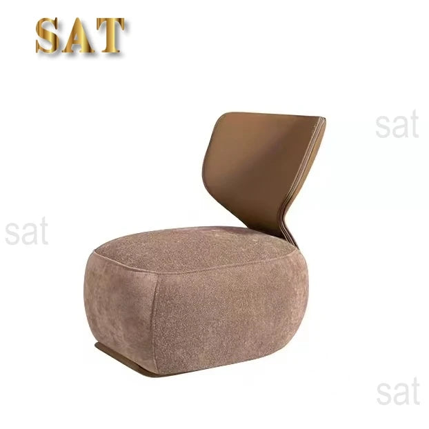Home Furniture Antique Nordic Luxury Italian Designer Living Room Swivel Cafe Modern Single Sofa Wing Back Accent Chair
