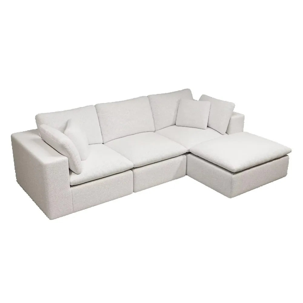Modern Compression Sofa, Suitable for Living Room and Bedroom, Fabric Design, Sponge Filled