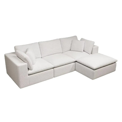 Modern Compression Sofa, Suitable for Living Room and Bedroom, Fabric Design, Sponge Filled