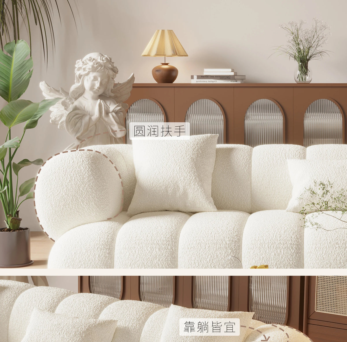 Plush Luxury Living Room Sofa Europe Family Minimalist Relaxing Sofa Lounger Filler Muebles Para El Hogar Furniture Decoration