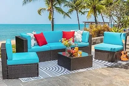 Patio Furniture Set Outdoor Conversation Set Sofa Garden
