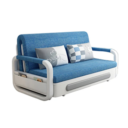 Technology cloth sofa bed dual purpose, multi functional foldable, small apartment in the living room, double fabric art