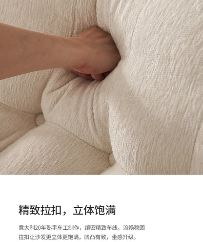 Italian minimalist swivel single chair modern creative sofa living room balcony lounge chair designer lazy lounge chair